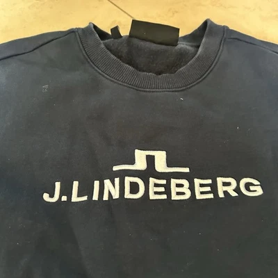 J. LINDEBERG 弹力运动衫成人尺寸中号长袖轻便 — 第 1/4 张图片