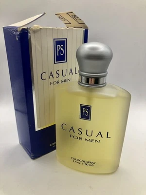 PS CASUAL Hombres Por Paul Sebastian 3.4oz 100ml Colonia Spray Raro, Nuevo En Caja Foto 1 de 4