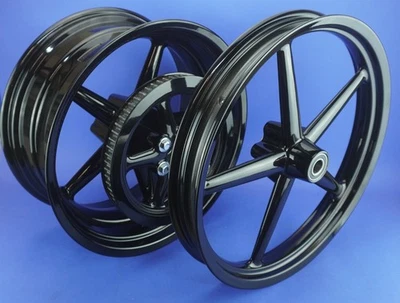 Harley 2008-2011 Rocker Wheels programa de intercambio de recubrimiento en polvo negro brillante Foto 1 de 4