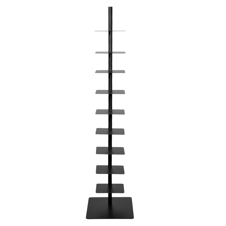 Spine Tower Shelf Tier Column Furniture Bookshelf Organizer Utility Modern - Image 1 of 4
