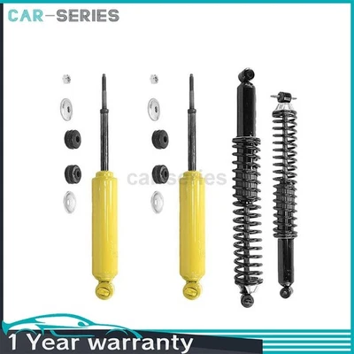 4 Amortiguadores delanteros traseros para Chevrolet Express 3500 7,4 L 2001 1999 2000 2002 Foto 1 de 4