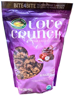 Nature's Path Organic Love Crunch Dark Choco Avellana Granola 32 OZ EXP 08/2026 Foto 1 de 4