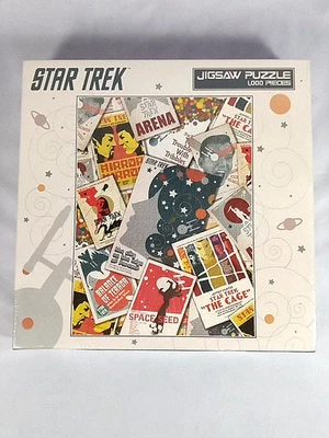 星际迷航:原始系列 1000 件。 拼图全新密封 191⁄4 英寸 x 265⁄8 — 第 1/4 张图片
