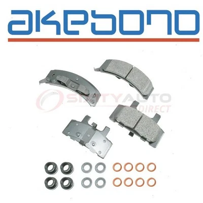 Akebono Pro-ACT Front Disc Brake Pad Set for 1992-1999 Chevrolet K1500 yw - Изображение 1 из 4