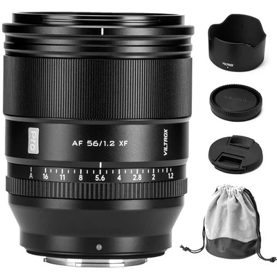 Lente de enfoque automático Viltrox AF 56 mm F1,2 Pro APS-C para cámaras Fujifilm Fuji con montura X