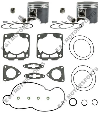 Polaris Switchback 600 HO 2007 carburador extremo superior kit de reconstrucción pistones SPI juntas estándar Foto 1 de 4