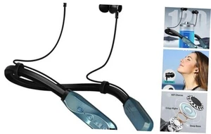 Neckband Bluetooth Headphones, 120H Long Playtime Wireless Stereo Neckband - Picture 1 of 7