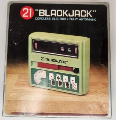 Antigo 21 Blackjack Jogo Elétrico Portátil Operado por Bateria WACO 70s com Caixa, Manual - Imagem 1 de 4