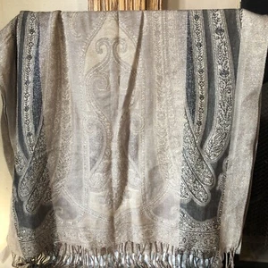 NEW Women Angel Wings Scarf Shawl Fringed Edges Wrap ~ 78”x22” ~ - Picture 1 of 9