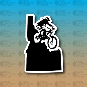 Idaho State Mountain Bike MTB Ride Downhill 5" Custom Vinyl Decal Sticker - Picture 1 of 1