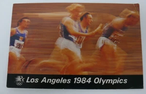 Los Angeles 1984 Olympics Track & Field Original Vintage Postcard - Picture 1 of 1