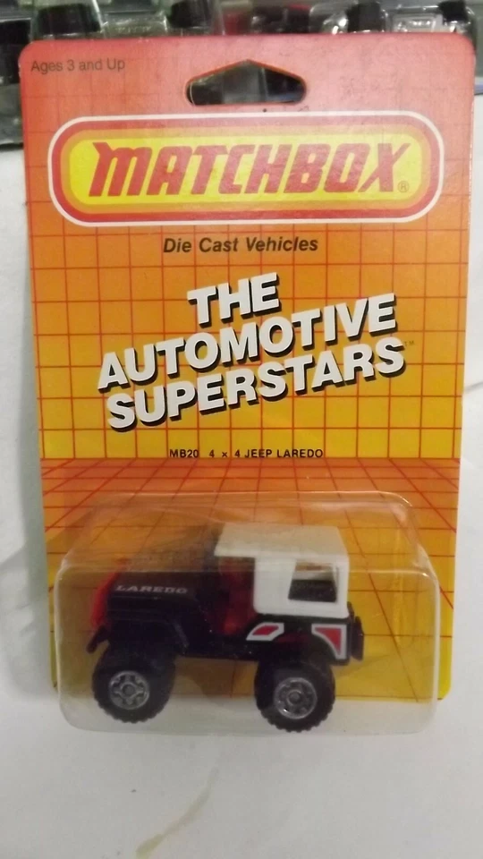 Matchbox Mb37 Jeep 4x4 Black 1983 MIP MOSC MOC Vintage Original