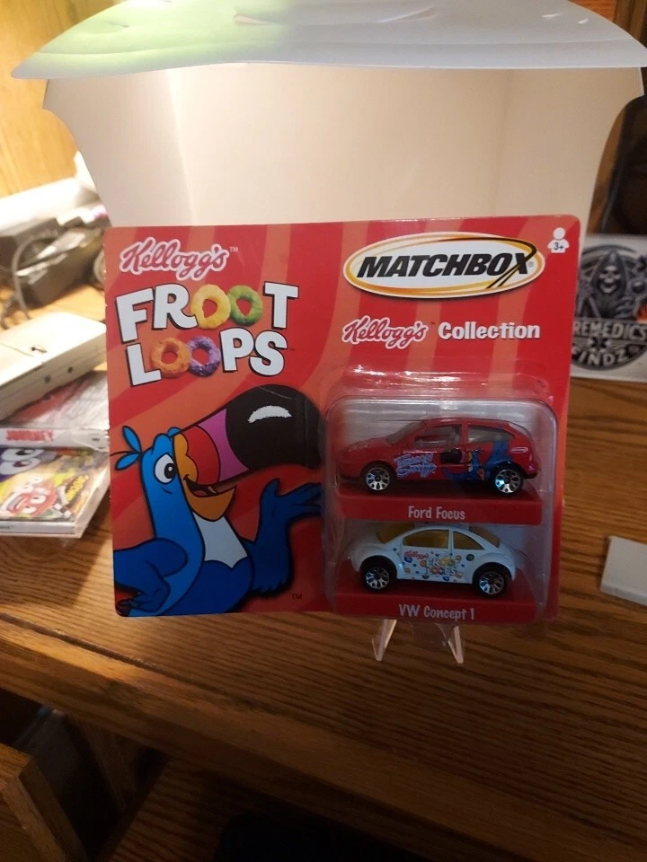 Matchbox Kellogg's Froot Loops Collection 2 Pack Ford Focus & VW Concept  - Image 1 of 1