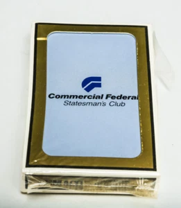 Vintage SEALED playing cards -Gemaco Bridge- Commercial Federal Stateman's Club - Picture 1 of 4