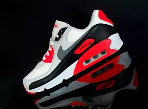 NIKE AIR MAX 90 GTX -Infrared- Gore-Tex Sneaker weiß/rot/schwarz Gr.40,5 - Bild 1 von 4