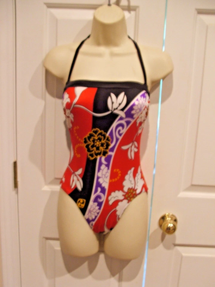NEW IN PKG  Newport News sunstreak PRINT tank style 1 piece swimsuit size 6 - Изображение 1 из 2