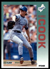 1992 Fleer Dennis Cook Los Angeles Dodgers #451