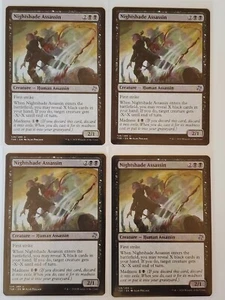 Nightshade Assassin x4 [Time Spiral Remastered] UNCOMMON - M/NM - MTG - Picture 1 of 1
