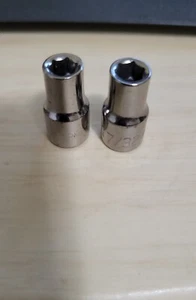 Armstrong 10-007A  set (2) 1/4" Drive, 7/32" Opening, 6-Point Socket, New, USA  - Picture 1 of 3