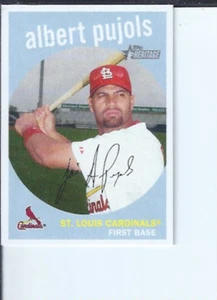 Albert Pujols 2008 Topps Heritage Black Back - Picture 1 of 1