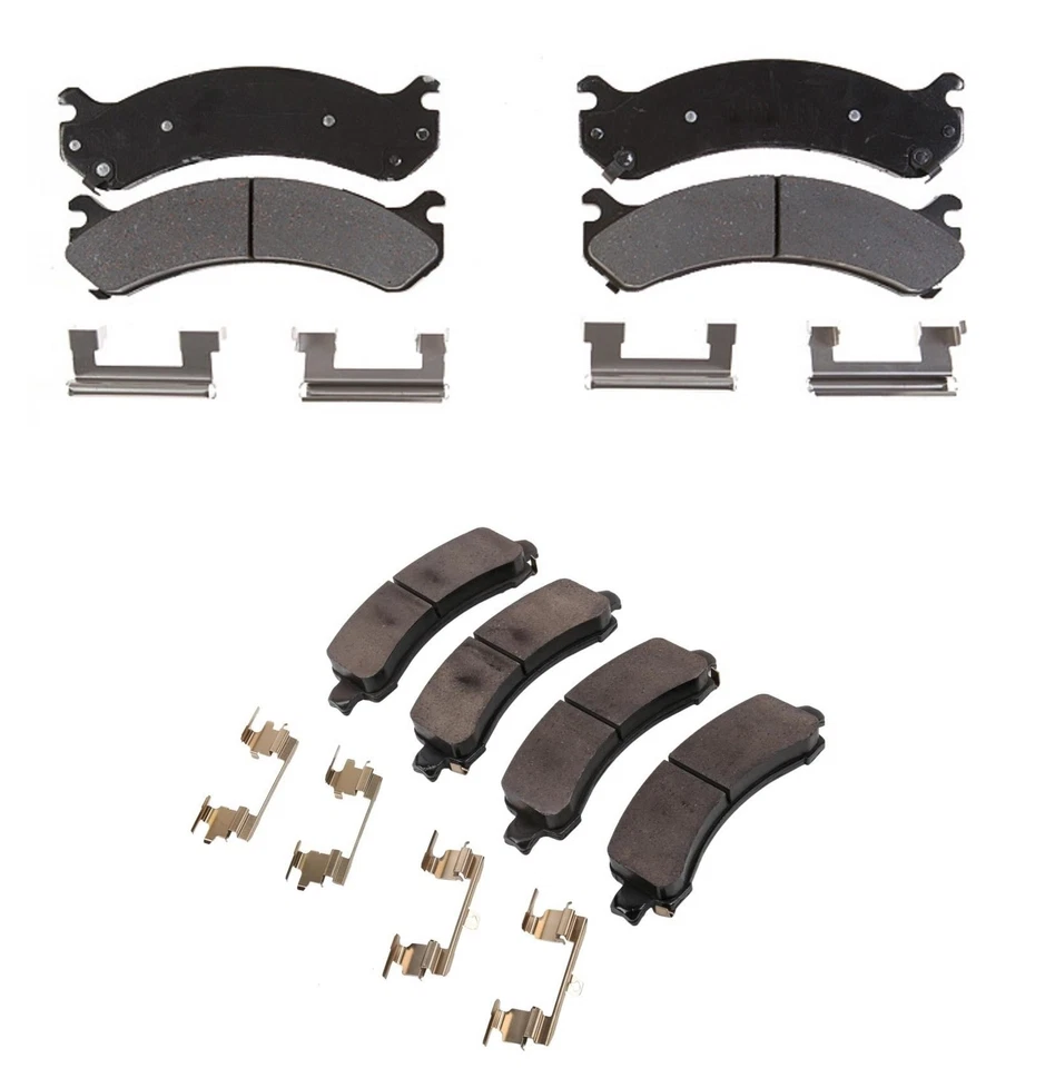 Kit de juegos de pastillas de freno delanteras y traseras ACDelco para Chevy Express GMC Savana 2500 3500 Foto 1 de 1