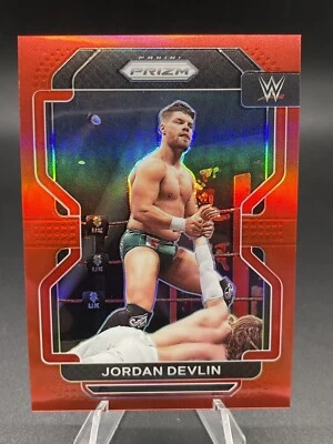 2022 Panini WWE Prizm RED PRIZM /299 #168 Jordan Devlin JD McDonagh - Image 1 of 2