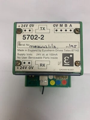 Eurotherm Drives Telex 5702-2 Microtach Terminal Rail Repetidor #12939 Foto 1 de 4