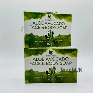 Forever Living 2 × ALOE AVOCADO FACE & BODY SOAP 142g Brand New - Picture 1 of 3