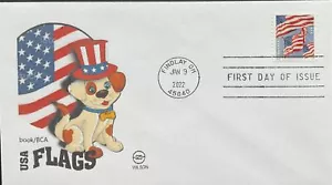 Steve Wilson 5656 USA Flags Book/BCA Dog with Uncle Sam Hat Findlay Ohio - Picture 1 of 1