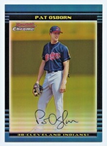 Pat Osborn RC 2002 Bowman Chrome Draft GOLD REFRACTOR Rookie Card SP/50 