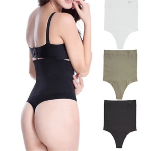 Mujeres Cintura Alta Elevador Barriga Control Moldeador Tanga Bragas Prendas con forma 11011 - Imagen 1 de 13