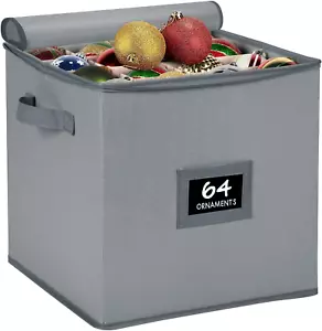 HOLDN’ STORAGE Christmas Ornament Storage Box - Christmas Decor Storage Containe - Picture 1 of 12