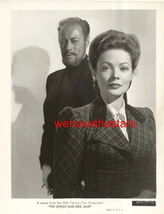 Retrato publicitario vintage de Gene Tierney Rex Harrison GHOST & MRS. MUIR '47 - Imagen 1 de 1