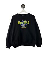 Vintage 90s Hard Rock Cafe Shanghai Embroidered Destination Sweatshirt Sz Large