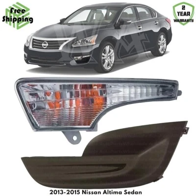 Turn Signal Light LH & Fog Light Cover LH For 2013-2015 Nissan Altima - Изображение 1 из 4