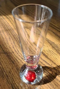 Circleware Bonfire Shot Glass Shot or Cordial Glass- Red drop - Picture 1 of 4
