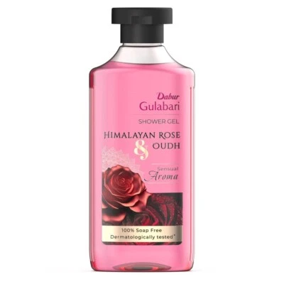 Nuevo Gel de Ducha Dabur Gulabari - Rosa y Oudh del Himalaya - 250 ml | Aroma Sensual Foto 1 de 4