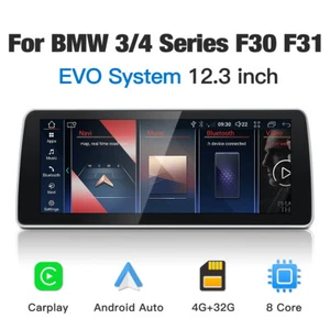 12.3" Android CarPlay Touchscreen GPS Headunit for BMW F30 F31 NBT 2013–2017 - Picture 1 of 14
