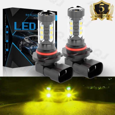 For Dodge Ram 1500 2500 3500 2009-2012 H10 LED Fog Lights Daytime Running Bulbs Foto 1 de 4
