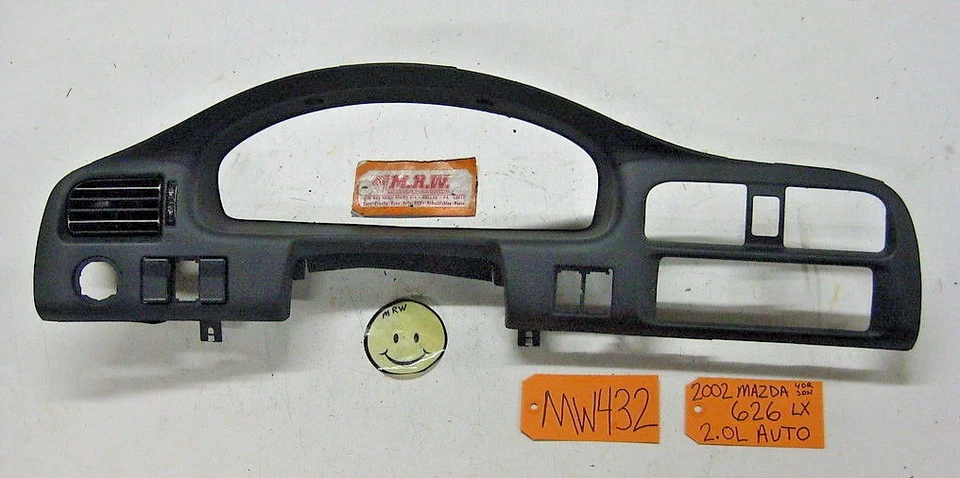 SPEEDOMETER TRIM DASH PANEL GAUGE HOOD SURROUND BEZEL VENT for 98-02 MAZDA 626 - Image 1 of 1