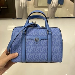 MICHAEL KORS JST TRAVEL SMALL DUFFLE SATCHEL SHOULDER CROSSBODY BAG STH PACIFIC - Picture 1 of 5