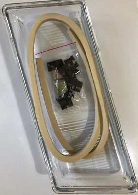 Scheinwerferglas Saab 9000 Ref. 9081449 mit Dichtung und Befestigungsmaterial RH - Bild 1 von 4