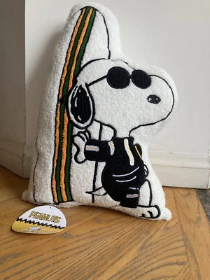 PEANUTS Snoopy Joe Surfer with Sunglasses Decorative Sherpa Pillow - Image 1 of 4