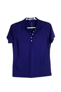 NWT NIKE Golf Tour Performance Womens XL Polo Golf Shirt Dri-Fit Carolina Blue - Picture 1 of 14