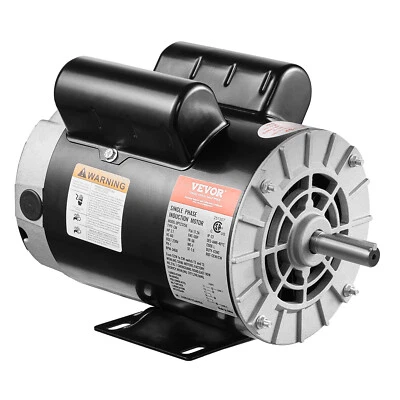 3.7HP Air Compressor Electric Motor 230V 17.2A 3450RPM 56 Frame CW/CCW Rotation - Image 1 of 4