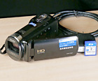 Samsung HMX-F80B 52X Optical Zoom Digital Camcorder Black *GOOD/TESTED* W 2GB SD