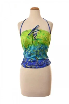 Traje de baño Tankini para mujer CAROL WIOR talla 10 multicolor floral EE. UU. Foto 1 de 4