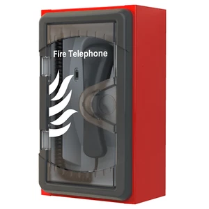 C-Tec EVC302RPO Red Fire Telephone Outstation With Handset (Pull to Open) - Picture 1 of 2