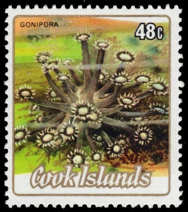 COOK ISLANDS 801 - Pacific Corals "Gonipora" (pb92191) - Picture 1 of 1