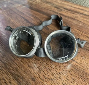 Vintage German Made Brille Glasses Motorradbrille Augenseite MG 1S - Bild 1 von 9